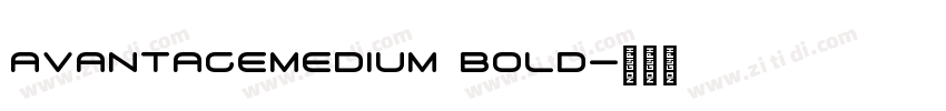 AvantageMedium Bold字体转换